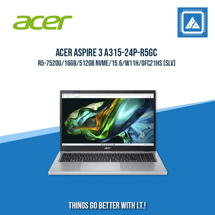 ACER ASPIRE 3 A315-24P-R5GC R5-7520U/16GB/512GB NVME | BEST FOR STUDENTS AND FREELANCERS LASPTOP ACER ASPIRE 3 A315-24P-R5GC R5-7520U/16GB/512GB NVME | BEST FOR STUDENTS AND FREELANCERS LASPTOP